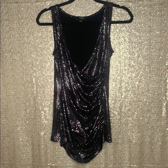 Express Glittery Tank Top - Picture 1 of 5